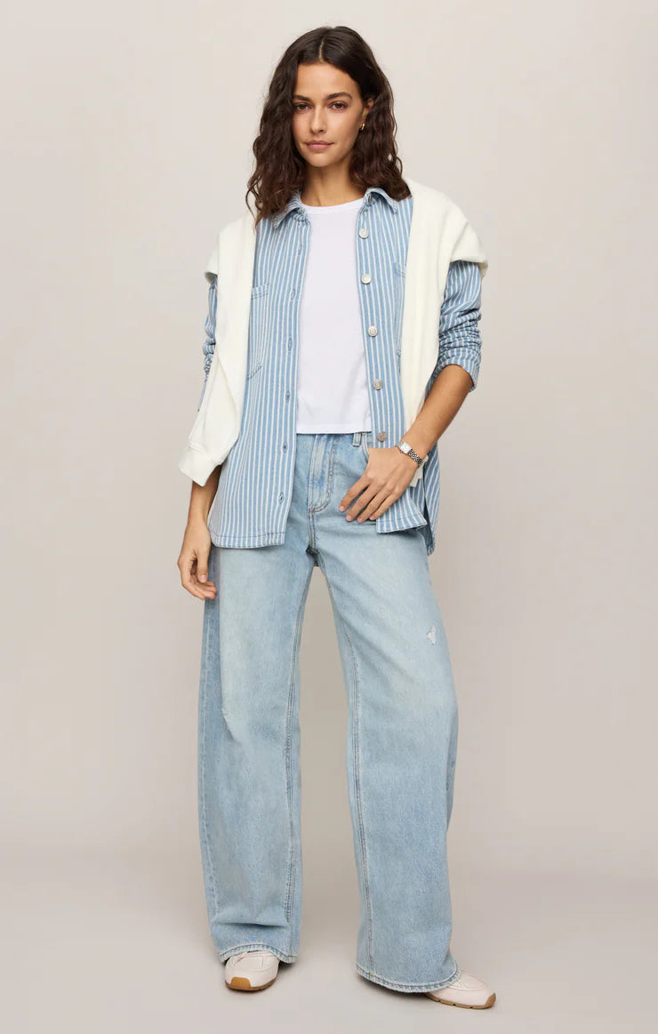 All Day Knit Stripe Jacket