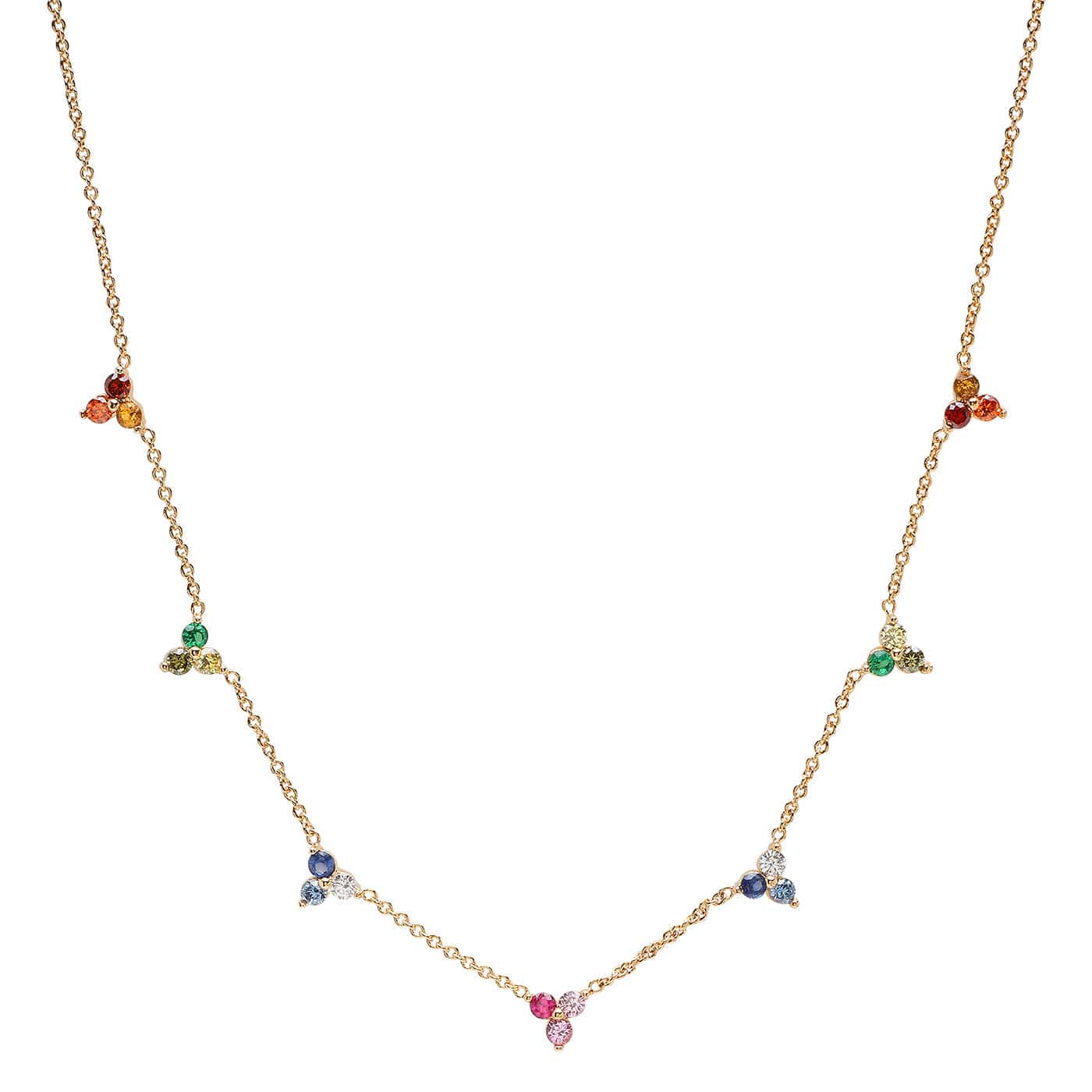 Color Burst Dainty Necklace
