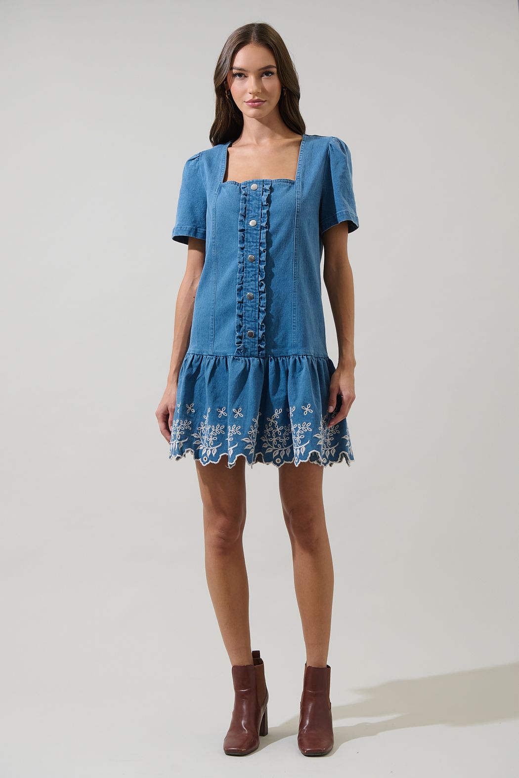 Devon denim dress