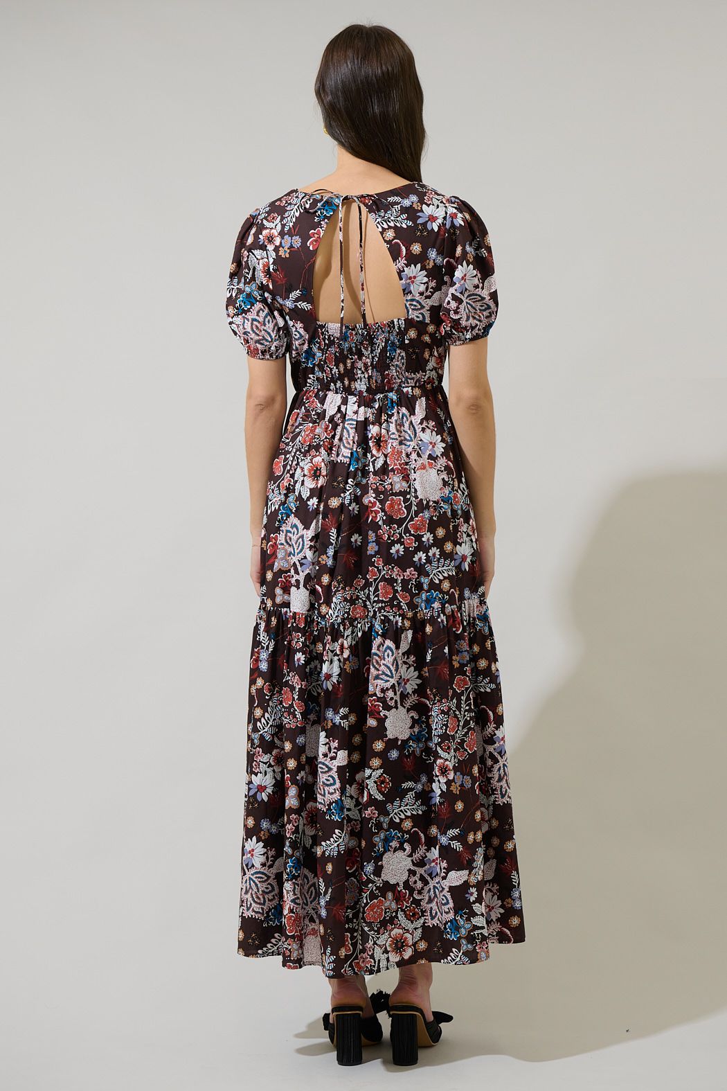 Nashville floral maxi dress