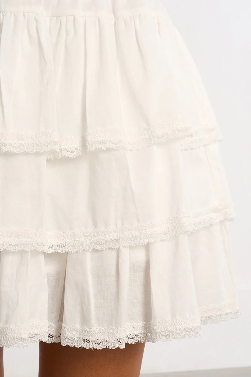 Out West Lace Mini Skirt