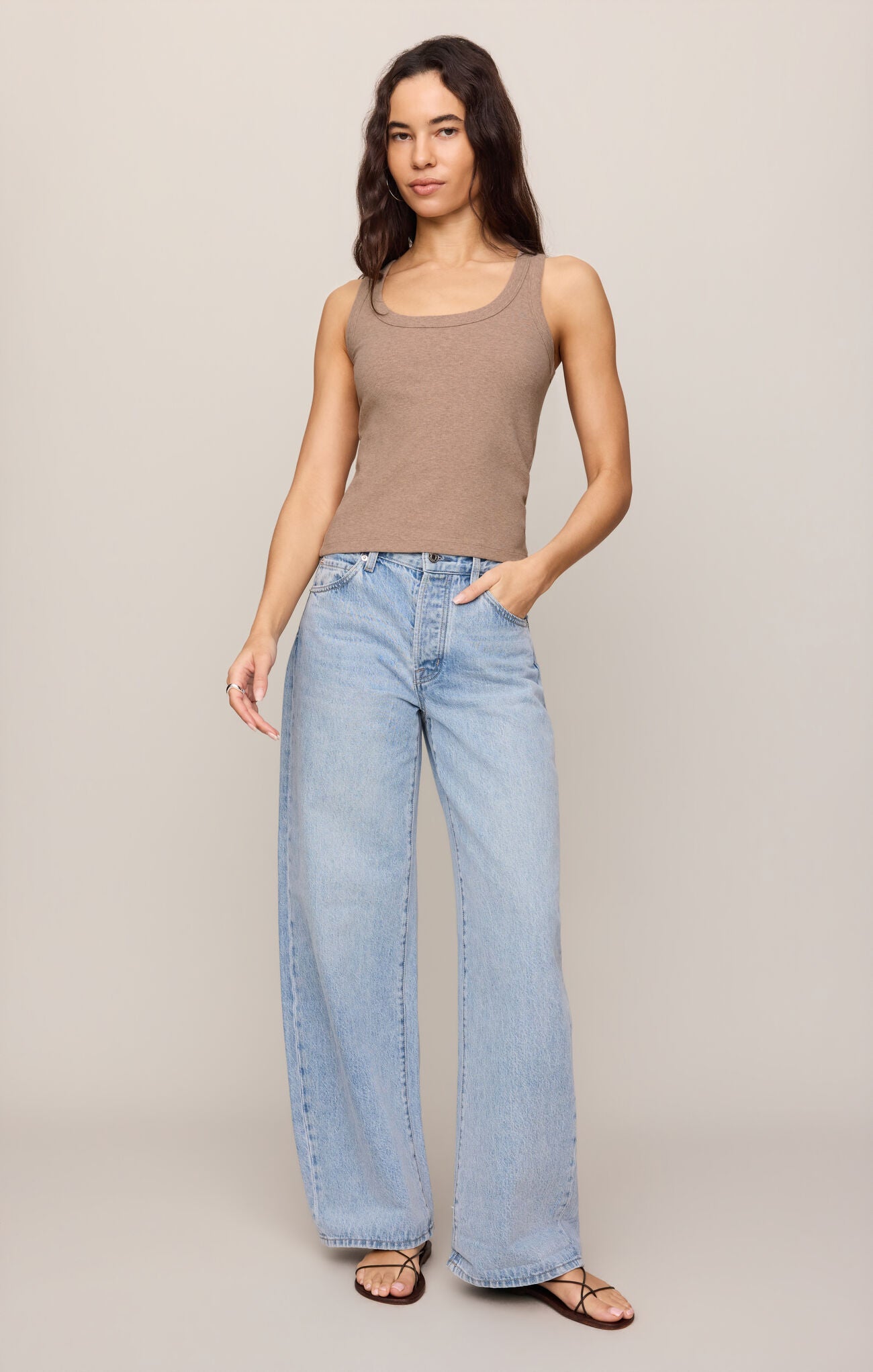 Rowe Scoop Ribbed Tank