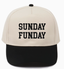 Sunday Funday Embroidered Trucker Hat