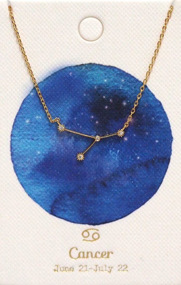Cancer zodiac necklace