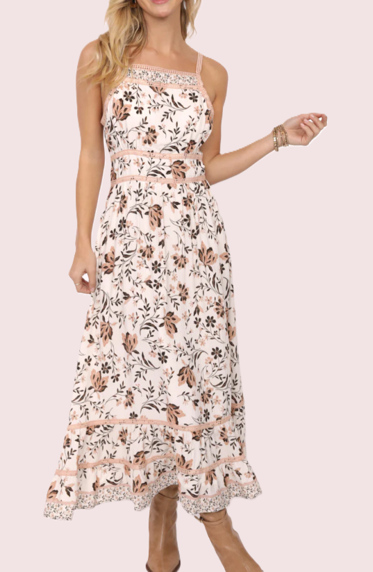 Willa floral maxi