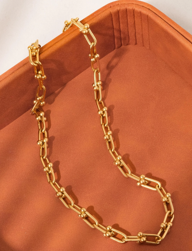 Jewelry - Denise 18K Gold Non-Tarnish Bold Chain Necklace