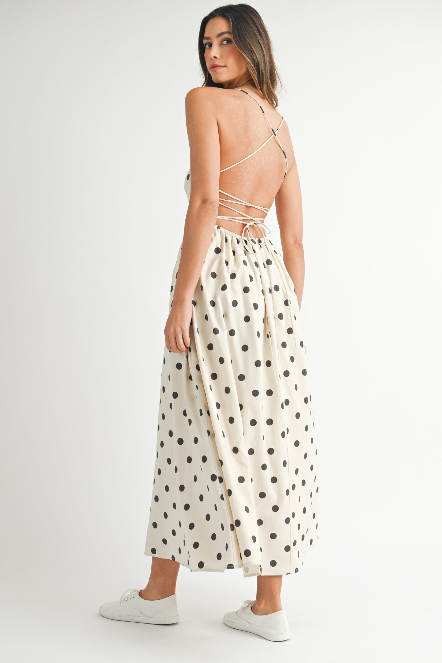 Celine polka dot dress