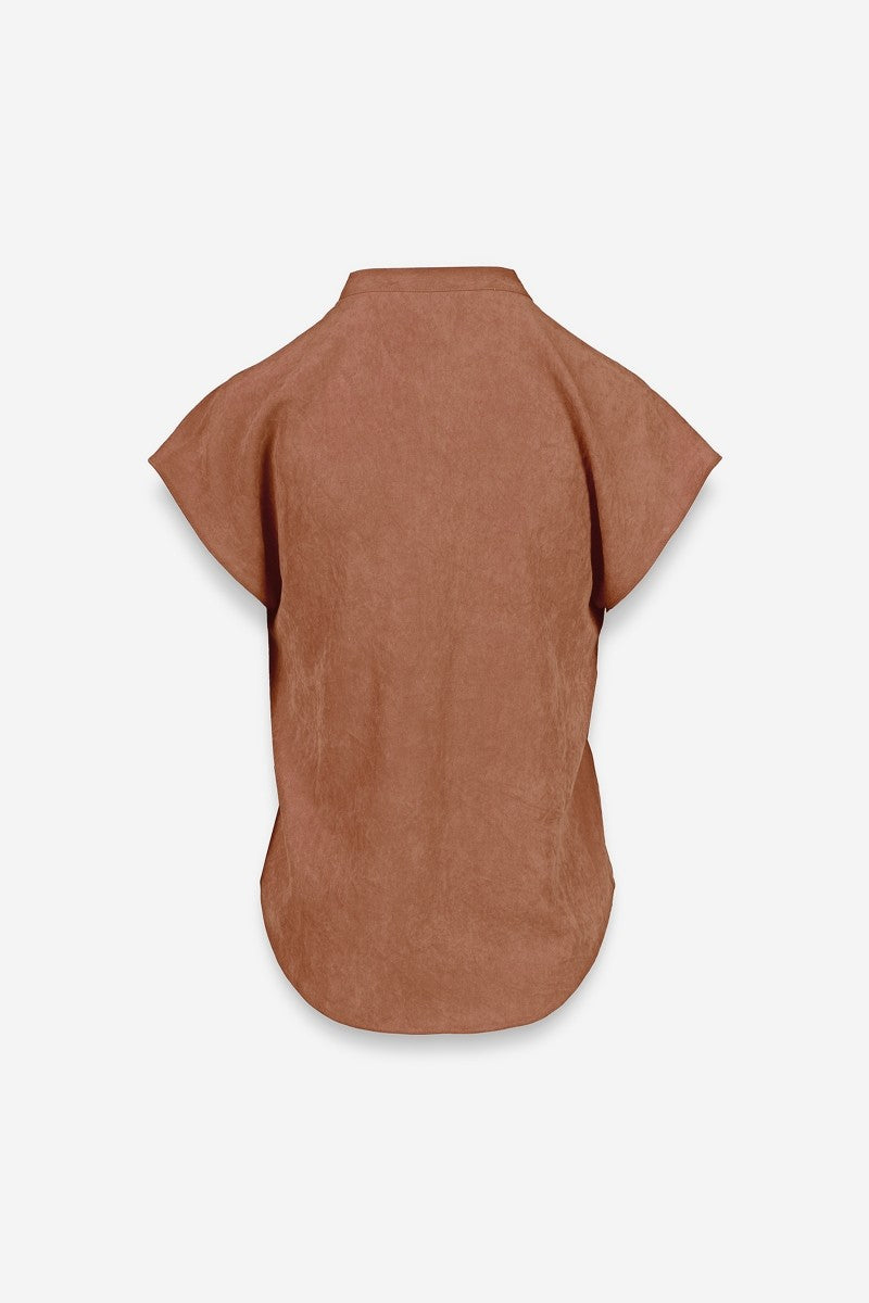 Soft drop shoulder blouse