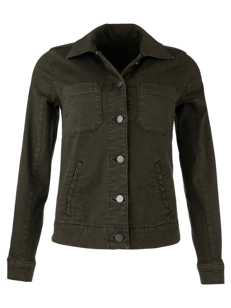 Mandy boxy jacket - Olive