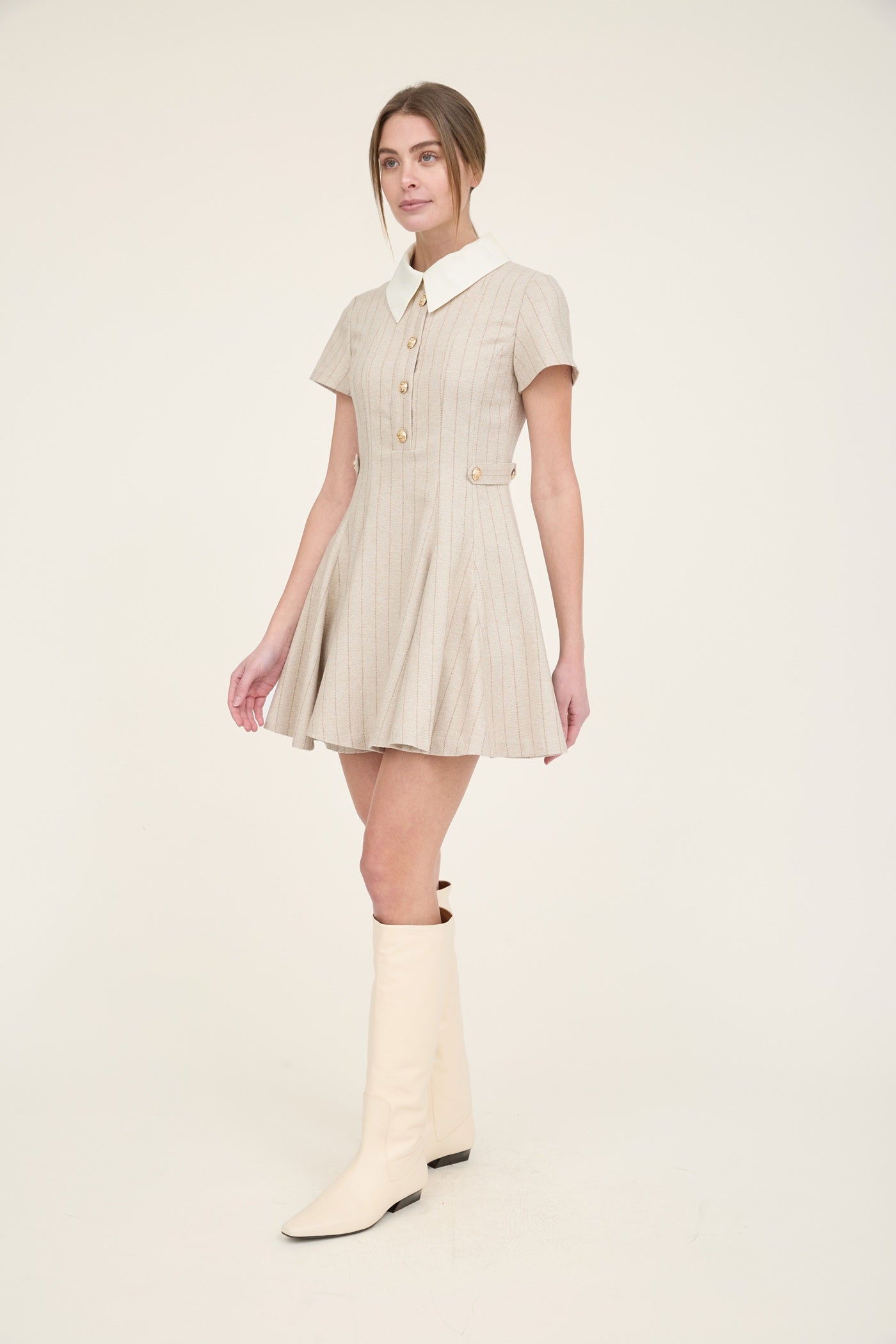 Claire tweed mini dress