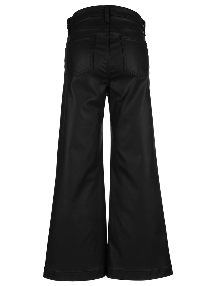 Meg Coated Denim - black
