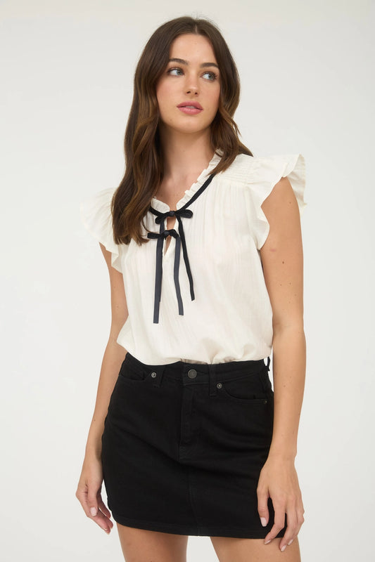 Dainty bow blouse