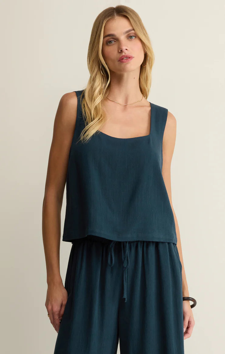 Charli linen blend tank