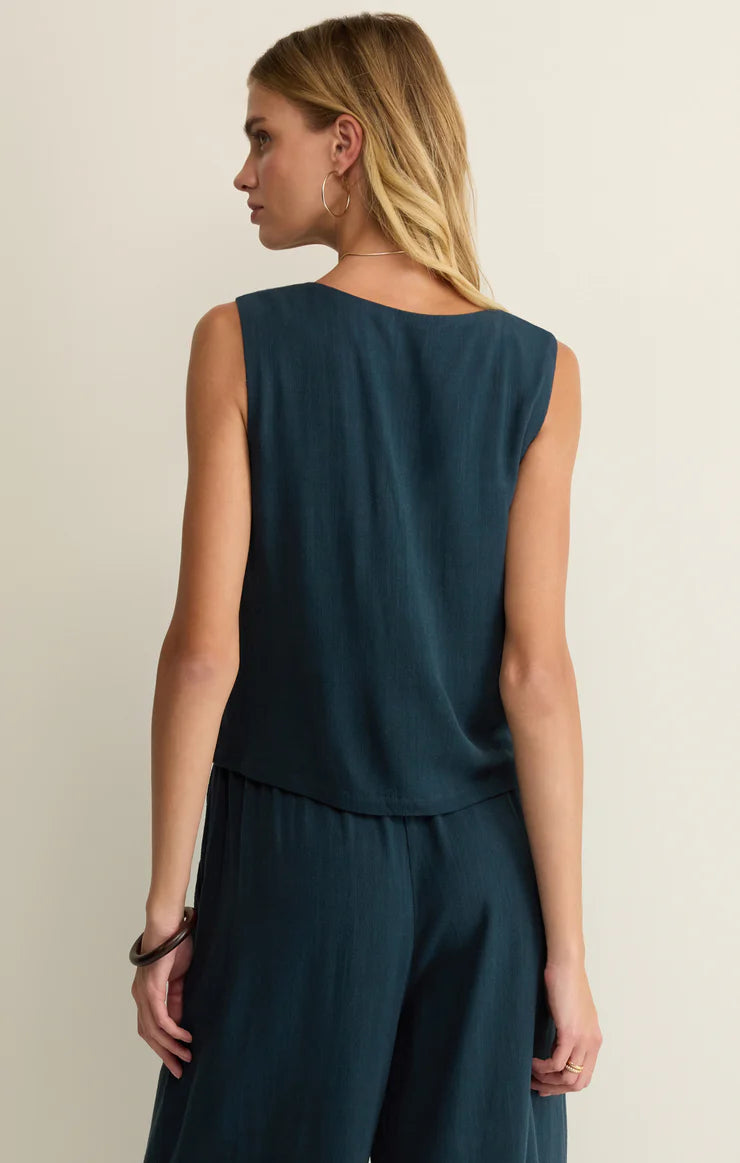 Charli linen blend tank