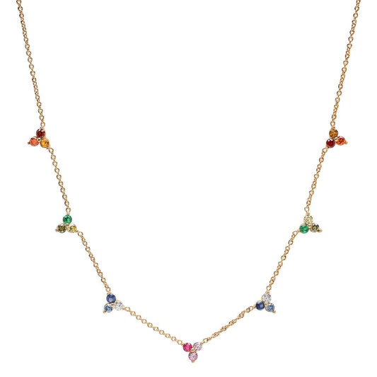 Color Burst Dainty Necklace