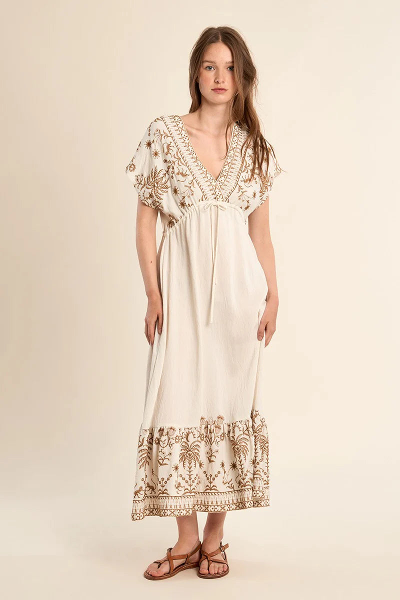 Daydreamer Embroidered Maxi
