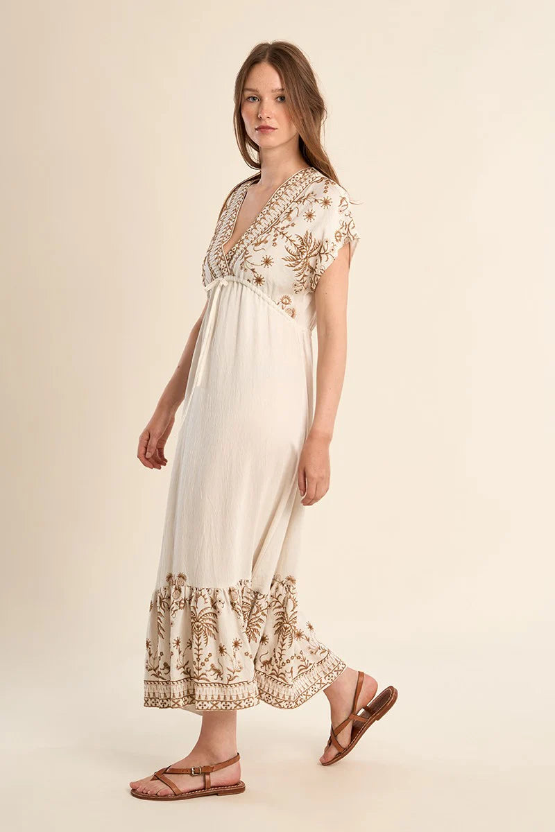 Daydreamer Embroidered Maxi