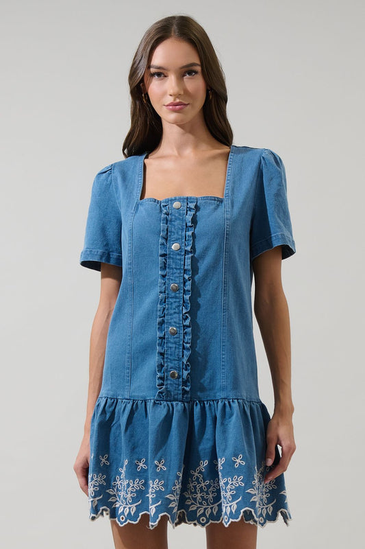 Devon denim dress