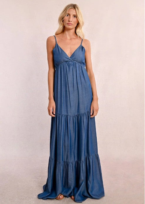 Denim summer maxi