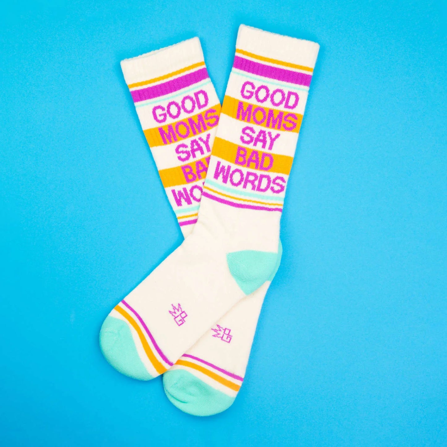 Good Moms Say Bad Words Crew Sock