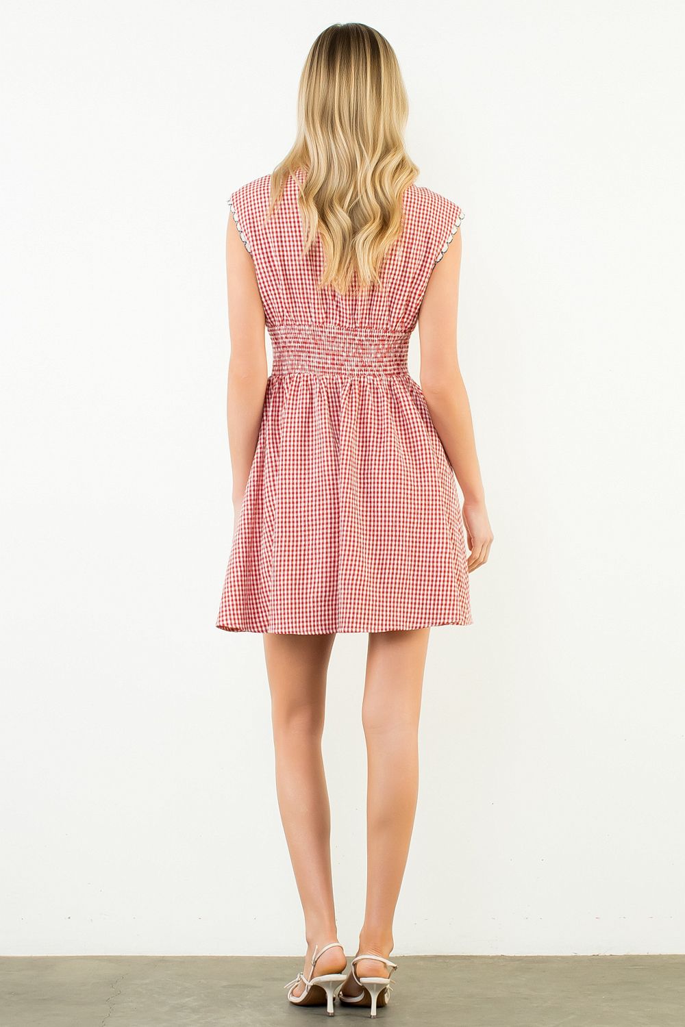Gingham Zip Mini