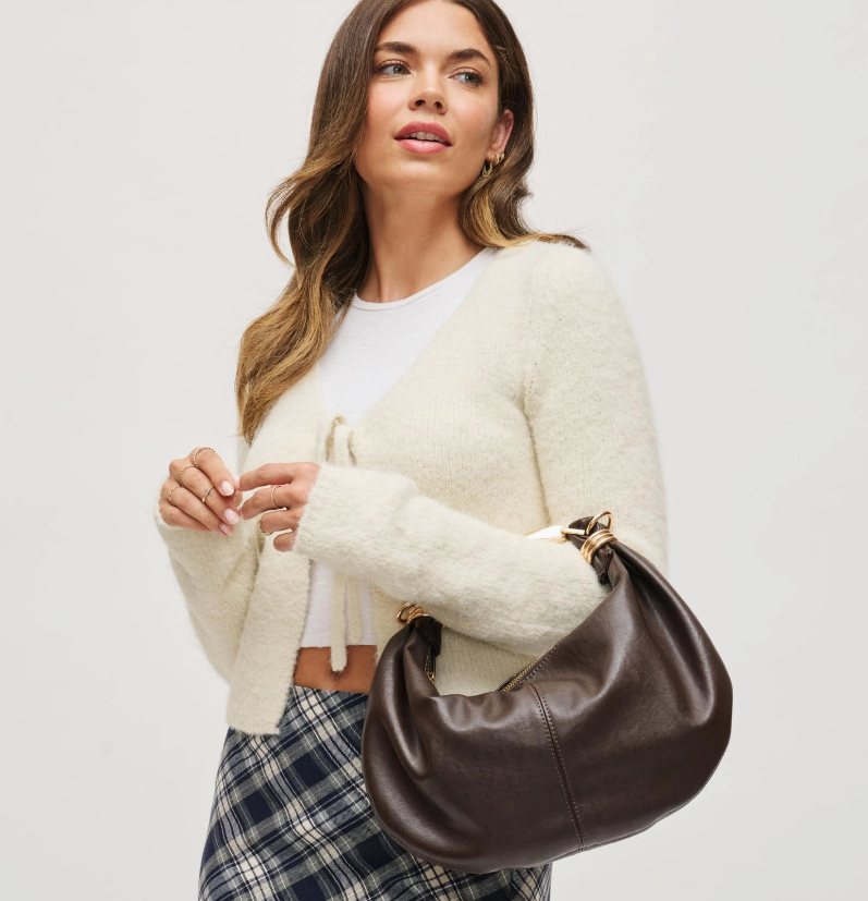 bag - Carrie gold hardware handbag