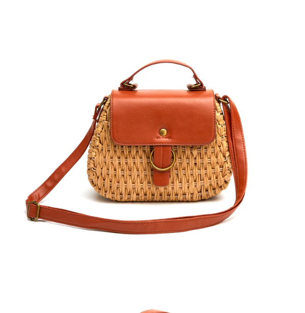 Harvest Basket Weave Bag