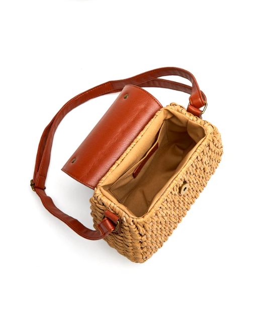 Harvest Basket Weave Bag
