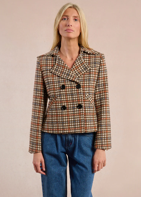 Farrah Houndstooth Jacket