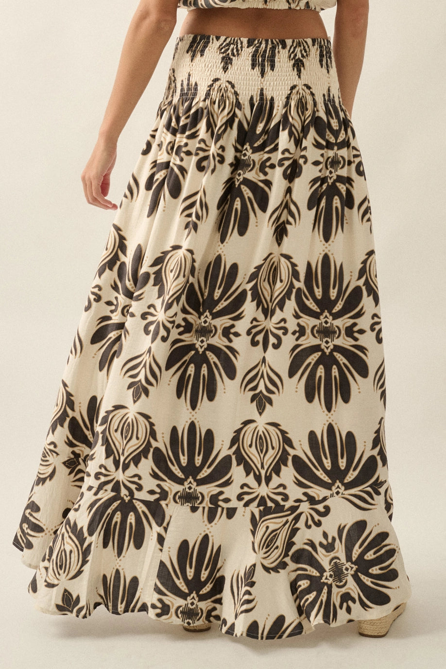 Chelsea Ikat Maxi Skirt