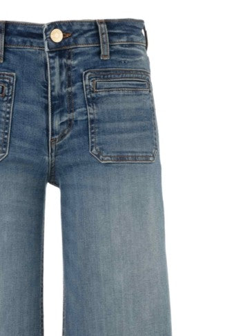 Jean mid wide denim