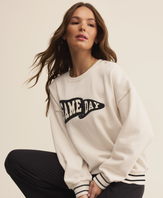 Oversized Let's Go Sweatshirt