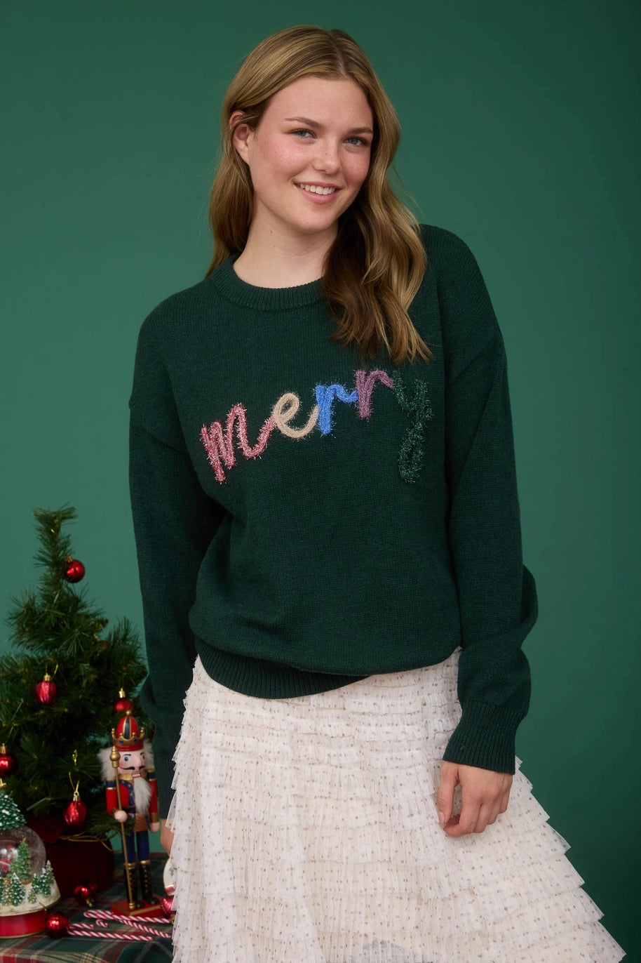Christmas - Merry tinsel sweater