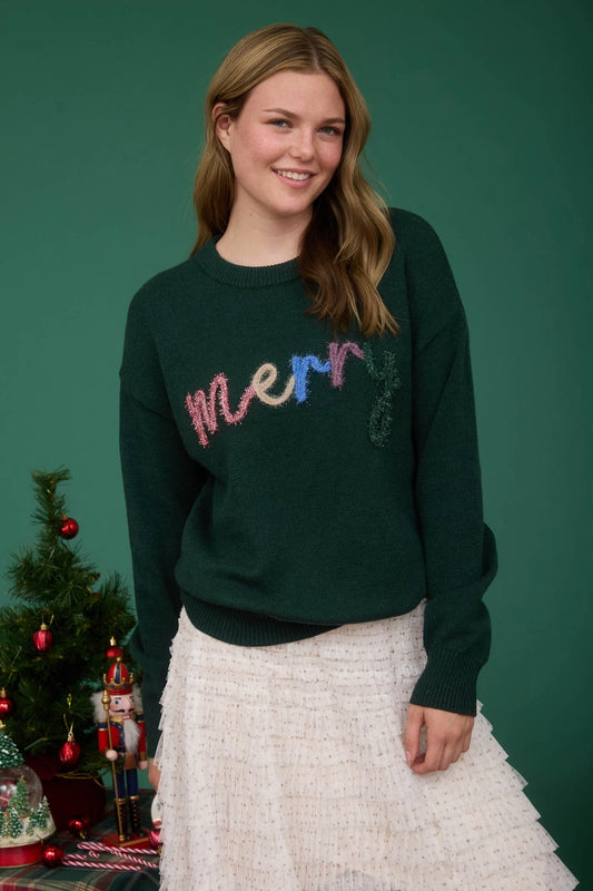 Christmas - Merry tinsel sweater
