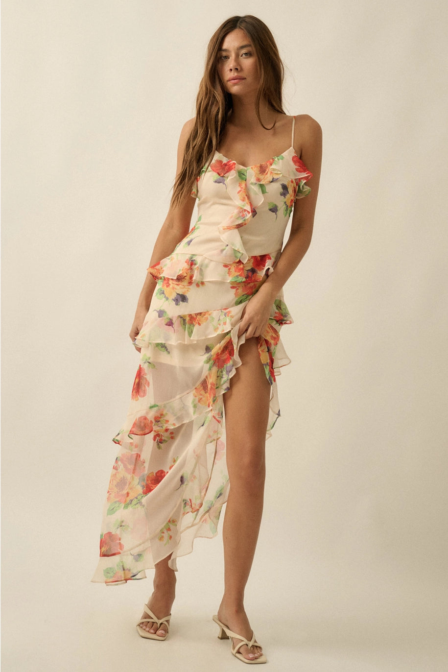Ophelia Floral Maxi Dress