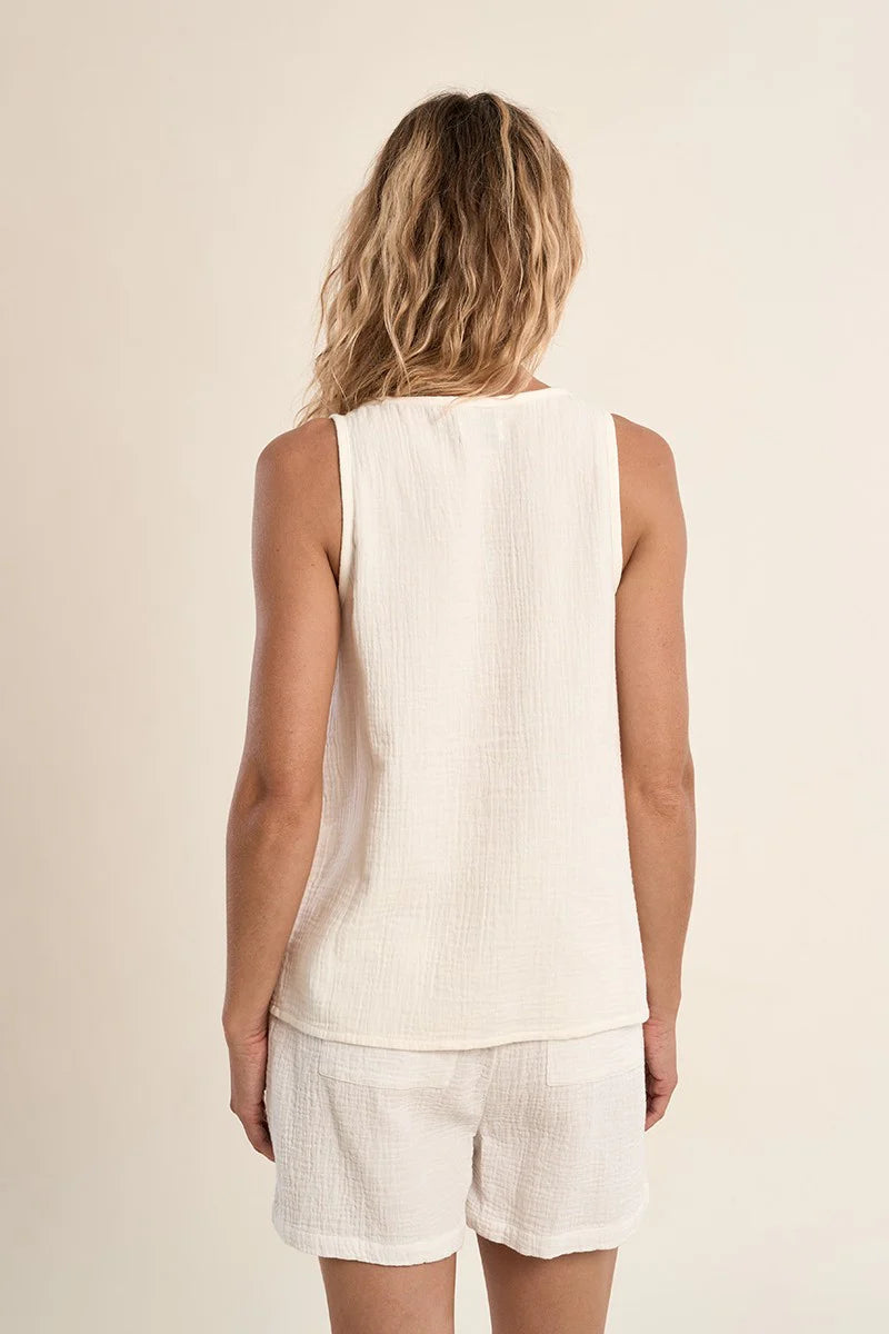 Puebla Embroidered Tank