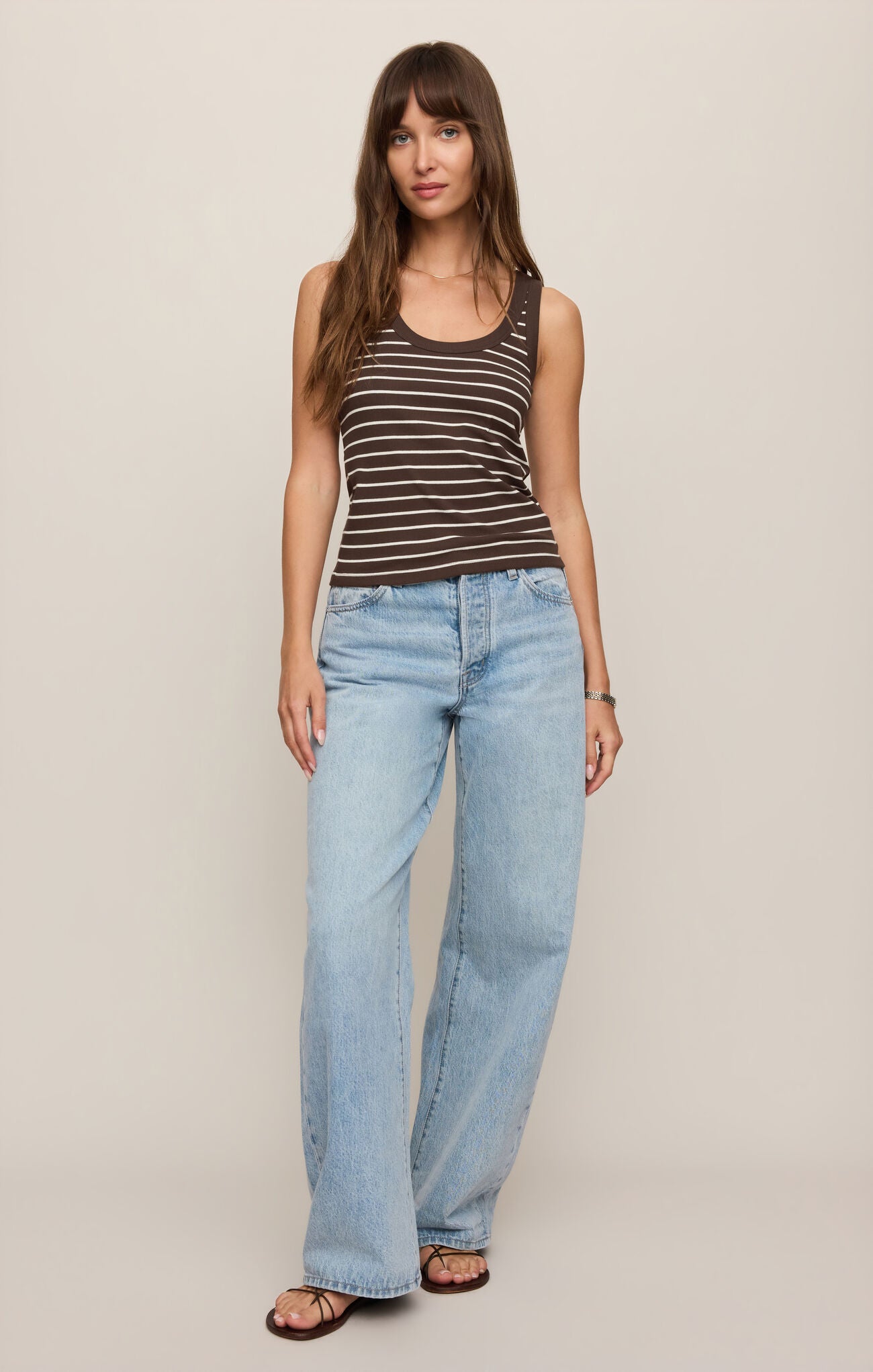 Rowe Striped Scoop Tank