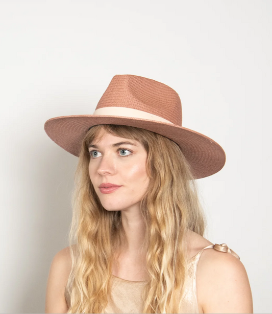 WYETH Slater woven straw hat