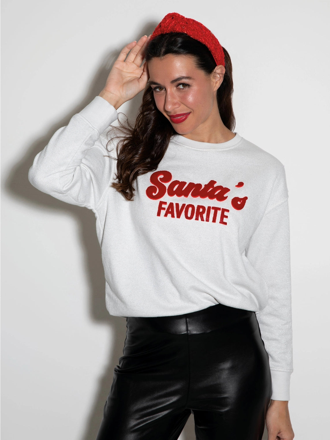 Christmas - SANTA'S FAV graphic sweatshirt