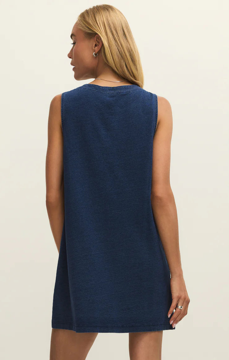 Denim Solace Button Dress