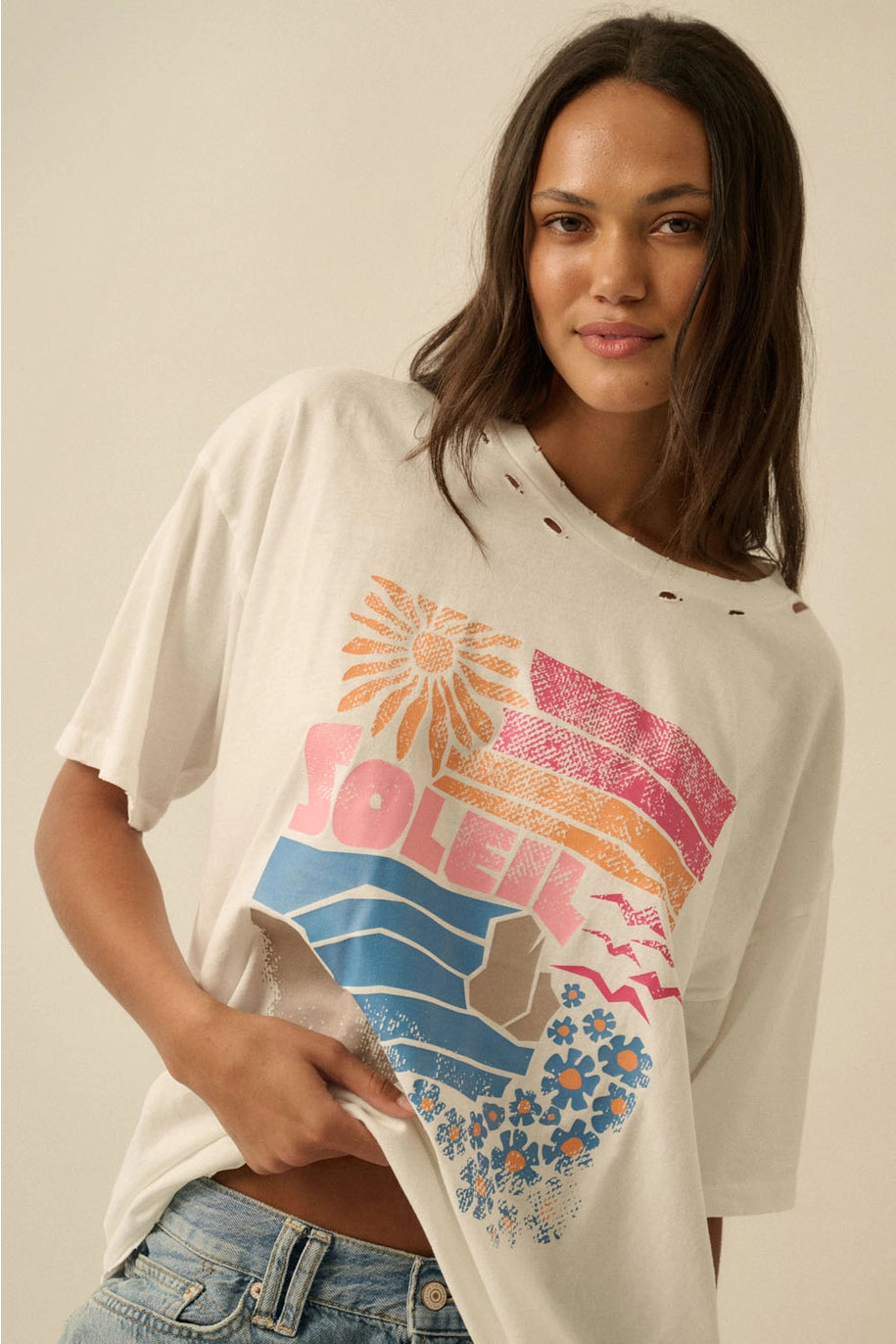 Soleil Vintage Graphic Tee