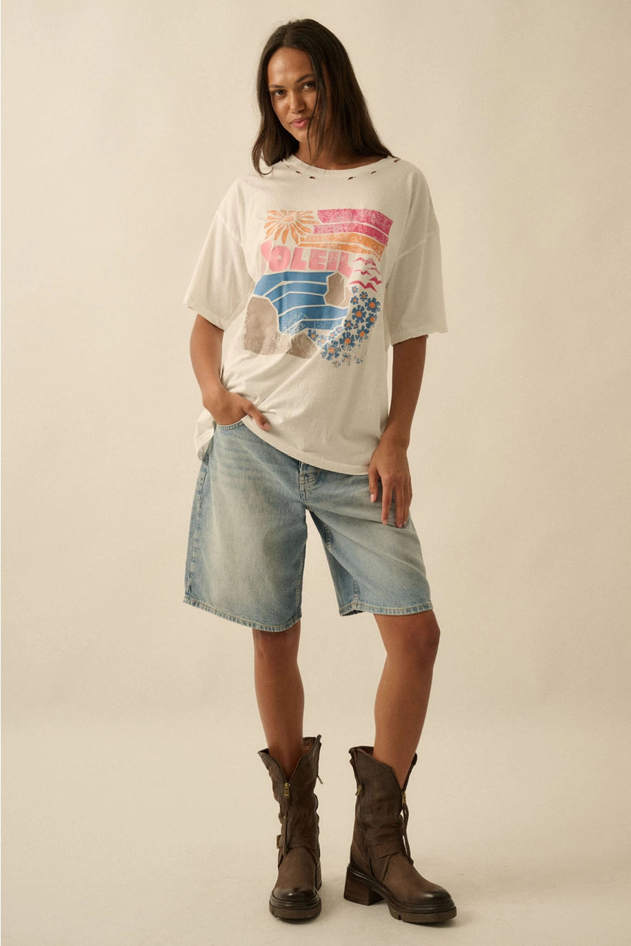 Soleil Vintage Graphic Tee