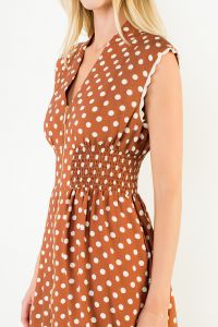 Tate Polka Dot Zipper Dress