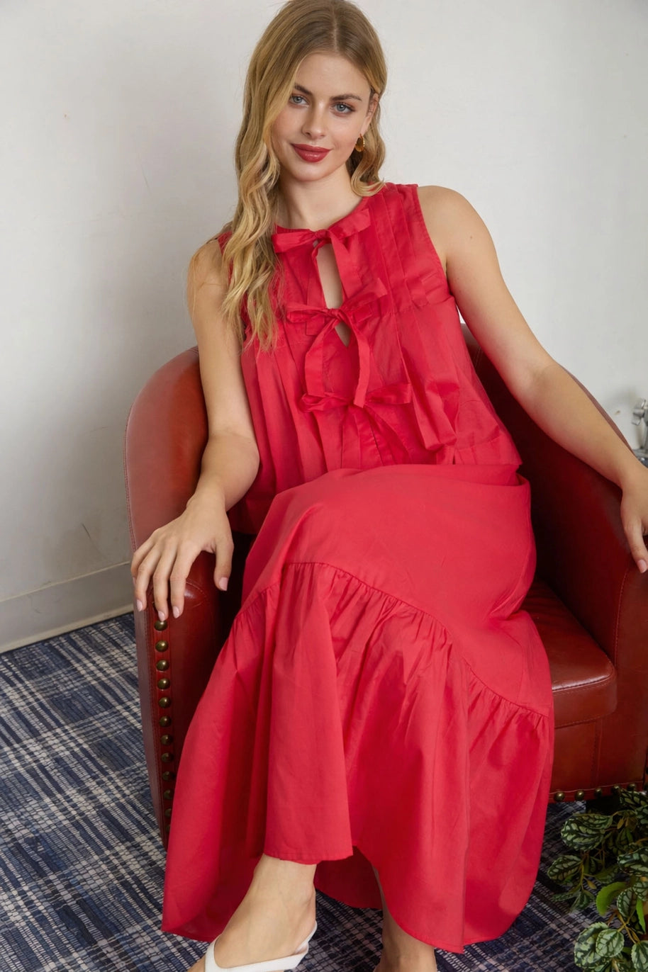 Henley Red Skirt