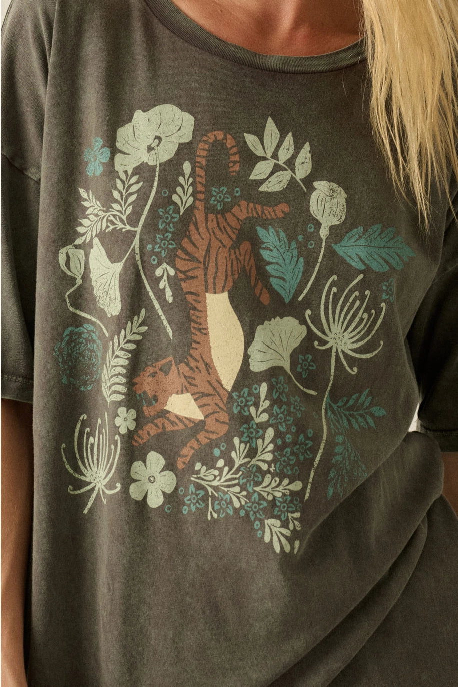 Tropical Tiger Graphic Tee