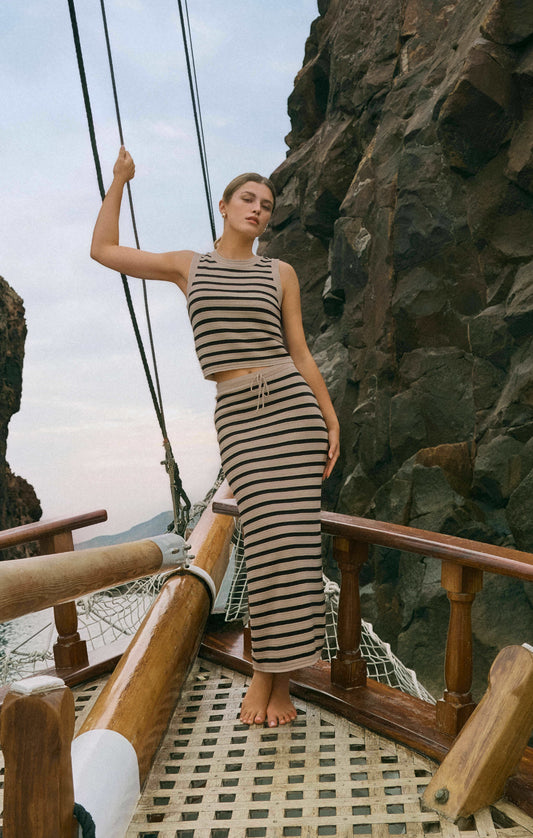 Emori Striped Skirt