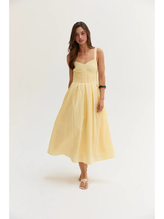 Vivienne Bustier Midi Dress