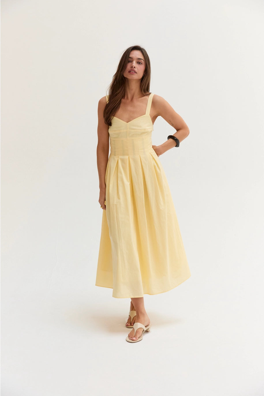 Vivienne Bustier Midi Dress
