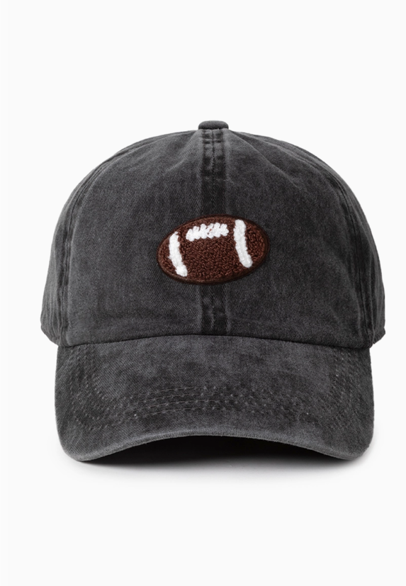 Game Day Chenille Football Patch Hat
