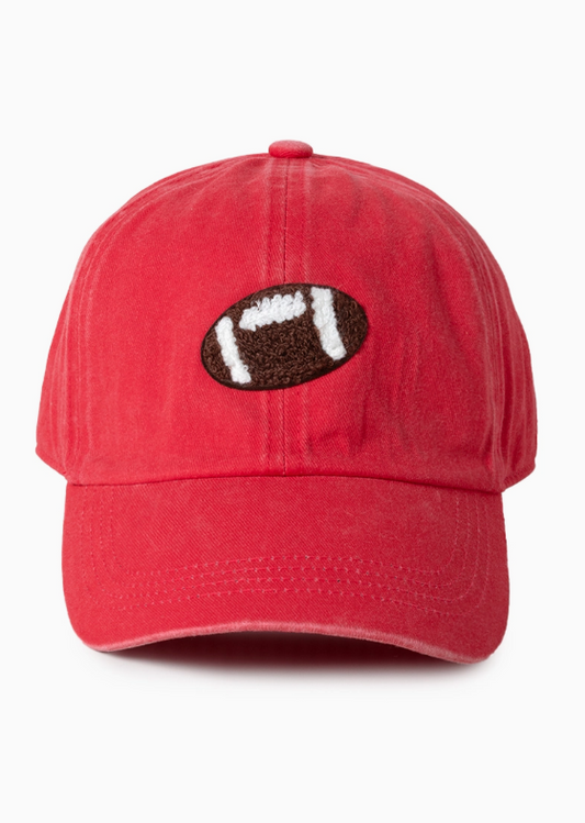 Game Day Chenille Football Patch Hat